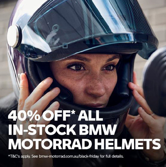 ALL BMW HELMETS 40% OFF IN BOTH PROCYCLES STORES