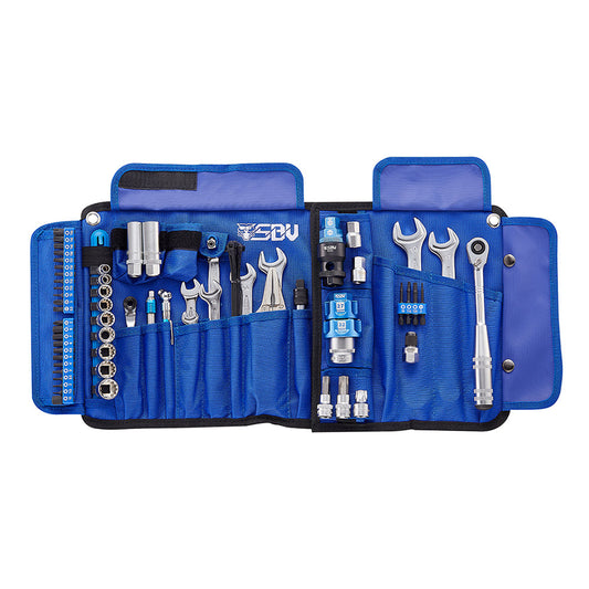 SBV TOOLS Pro Mechanic: BMW, KTM, Husqvarna, GasGas, Honda, Kawasaki, Suzuki, Yamaha & Triumph Motorcycle Tool Set