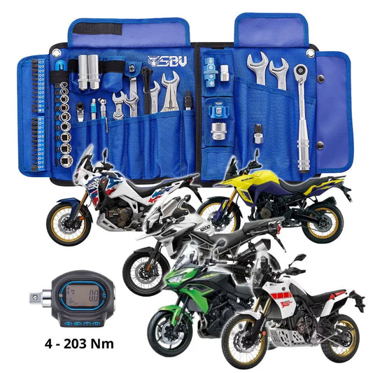 SBV TOOLS Honda, Kawasaki, Suzuki, Yamaha & Triumph Pro Pack