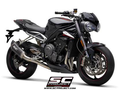 TRIUMPH STREET TRIPLE 765 S/R/RS - 17-19 - FULL EXHAUST SYSTEM 3-1