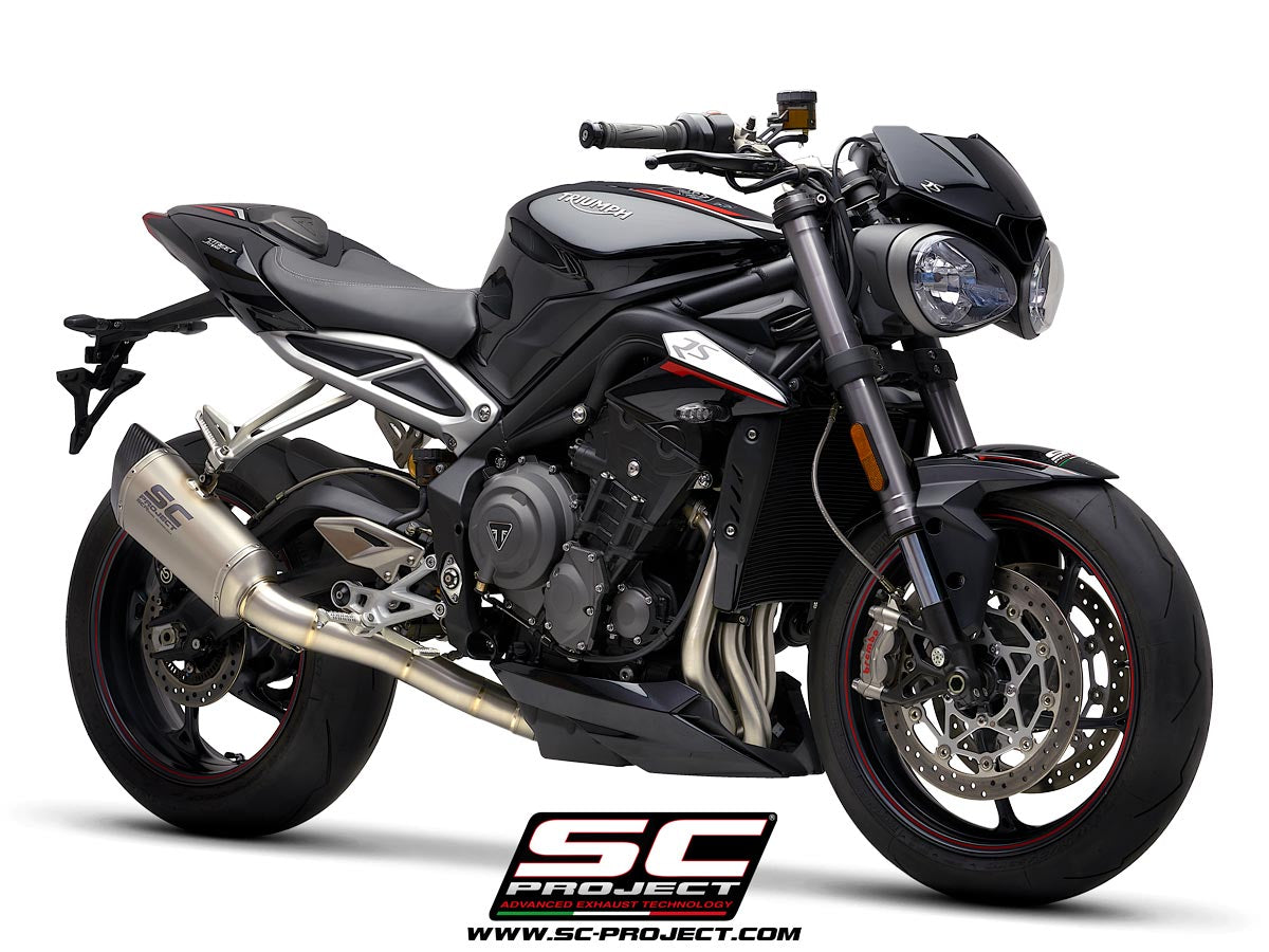 TRIUMPH STREET TRIPLE 765 S/R/RS - 17-19 - FULL EXHAUST SYSTEM 3-1