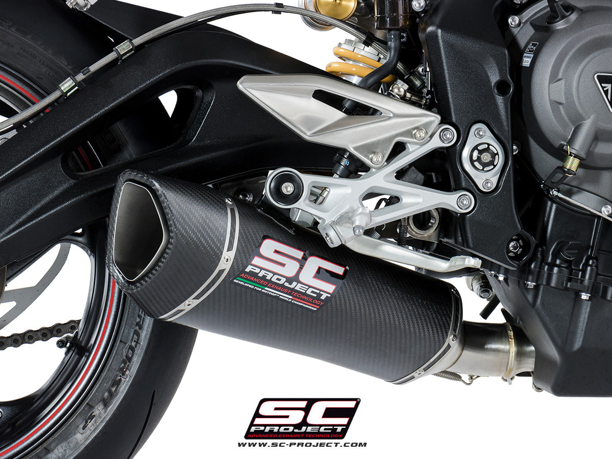 TRIUMPH STREET TRIPLE 765 S/R/RS - 17-19 - SC1-R MUFFLER