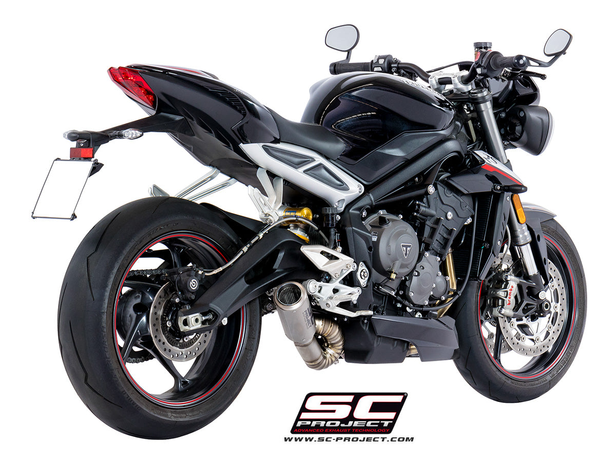 TRIUMPH STREET TRIPLE 765 S/R/RS 20-22 - CR-T MUFFLER