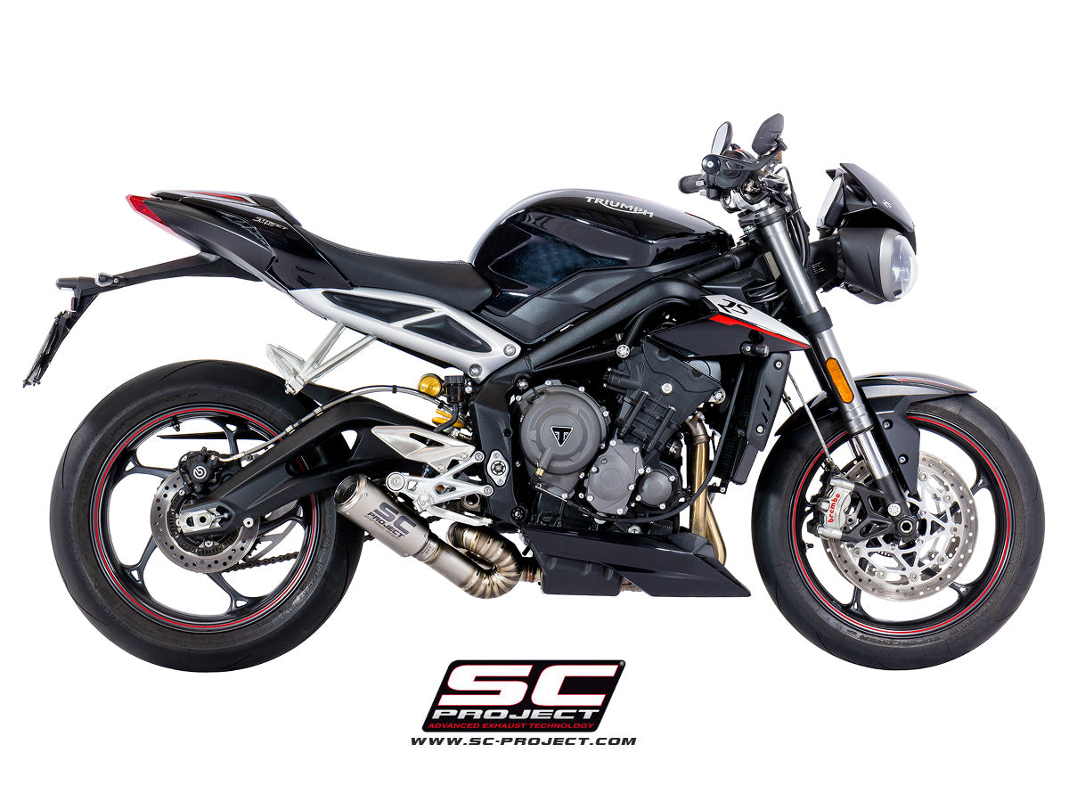 TRIUMPH STREET TRIPLE 765 S/R/RS 20-22 - CR-T MUFFLER